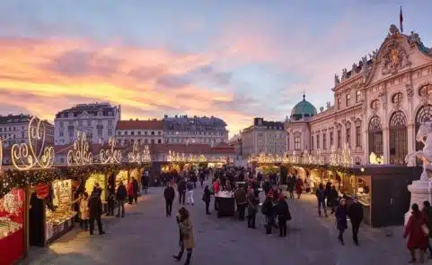 Weihnachtsdorf Schloss Belvedere