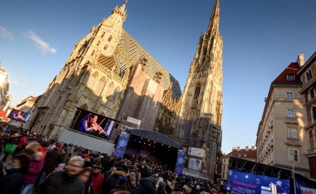 Wiener Silvesterpfad am Stephansplatz