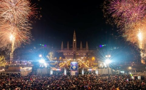 Wiener Silvesterpfad am Rathausplatz 