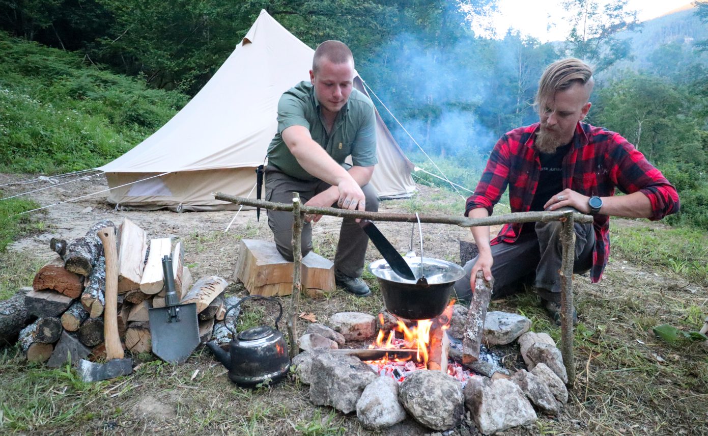 Abenteuer Natur im Bushcraft Camp der Voralpen