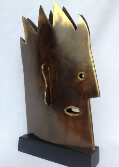 Kiki Kogelnik Bronze - Ohrenmensch