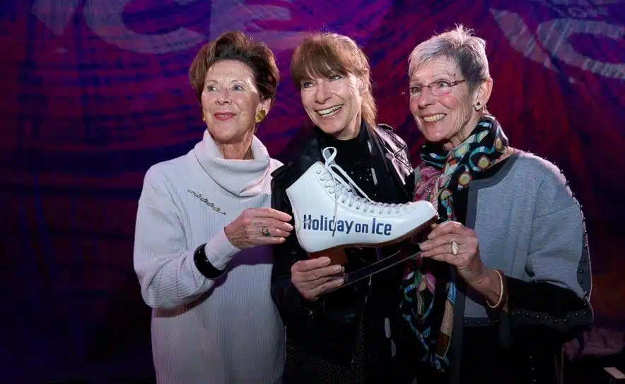 Ingrid Turkovic-Wendl, Claudia Kristofics-Binder, Trixi Schuba bei der Holiday on Ice "Showtime" Premiere