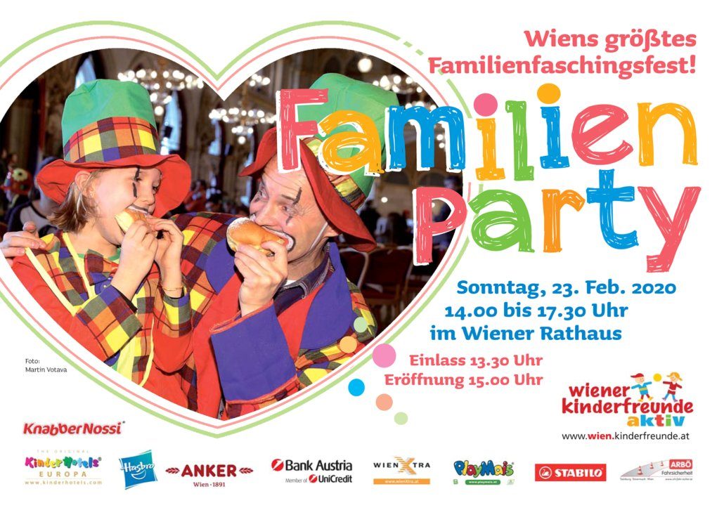 Familienfaschingsfest 2020 im Wiener Rathaus