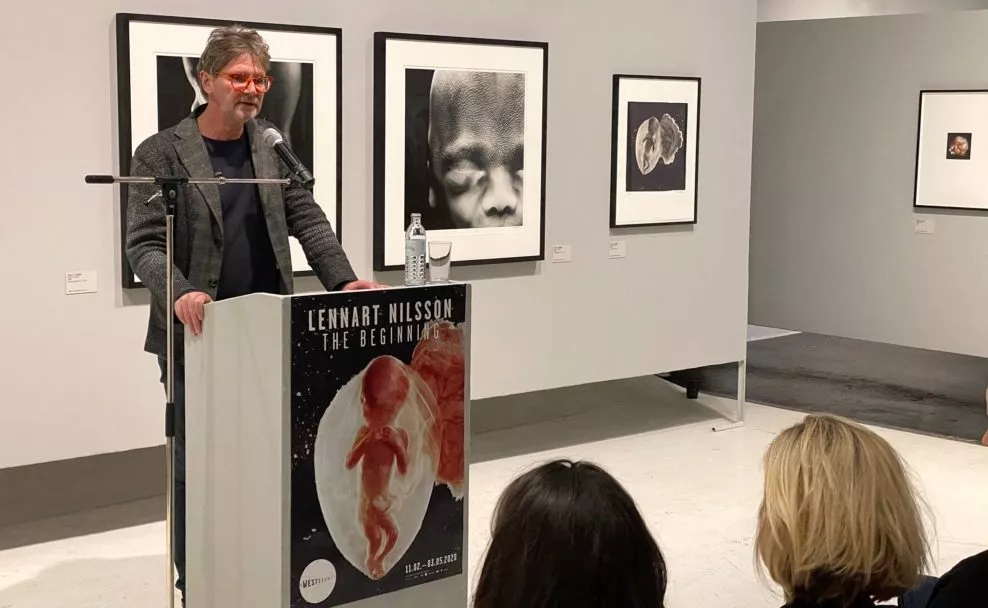 Peter Coeln eröffnet die Westlicht Ausstellung über Lennart Nilsson