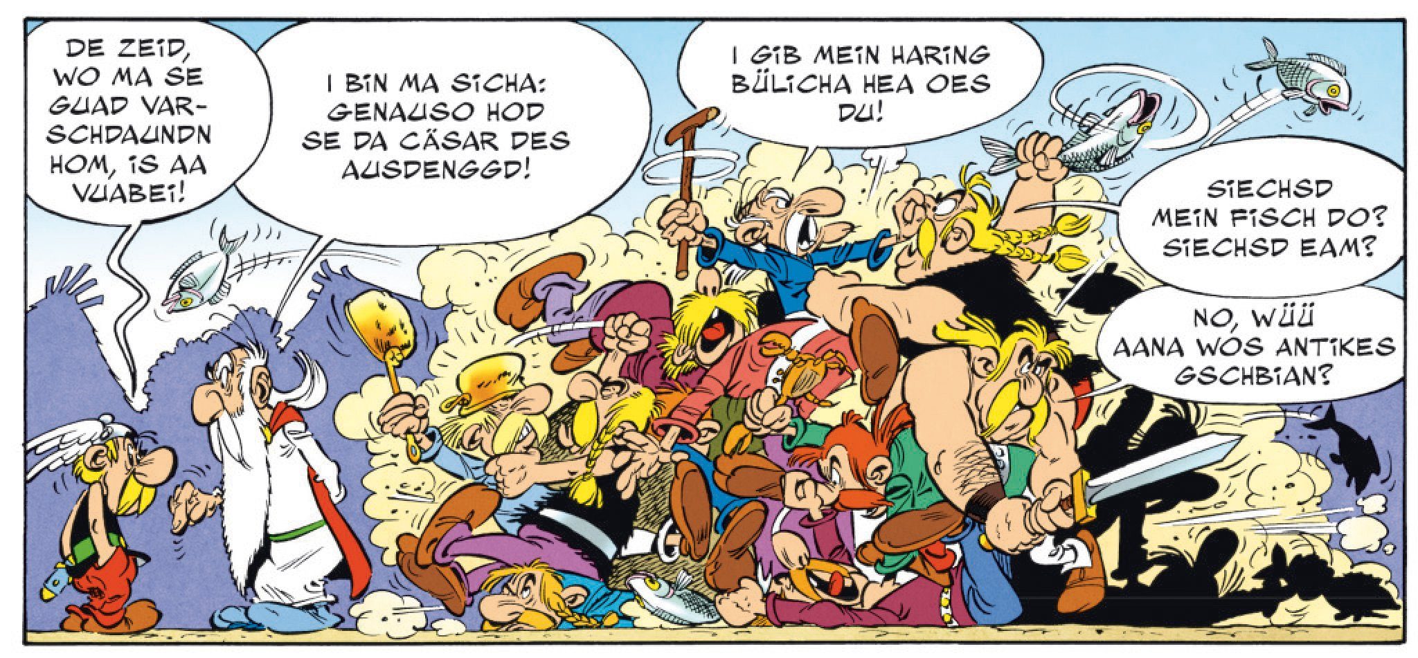 Asterix-Mundart-Reihe "Es Brojeggd"