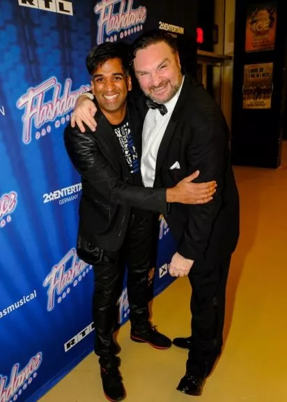 Ramesh Nair und Martin Leutgeb besuchten Premiere von Flashdance - Das Musical