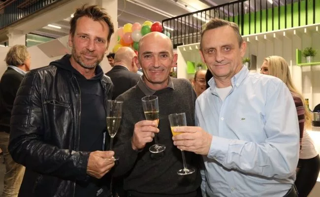 Volker Piesczek, Markus Brier und Heimo Turin hoben das Glas auf Maxx21