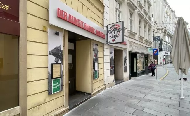 Geschlossenes Burger-Restaurant in Wien