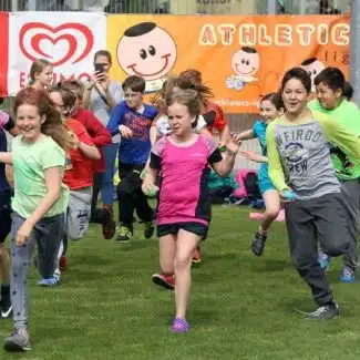 Wiener Volksschüler beim Leichtathletik-Event im Ernst Happel-Stadion