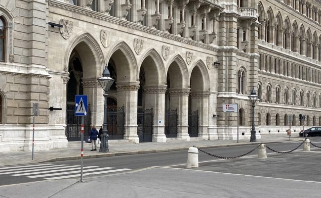 Der Zugang in das Wiener Rathaus ist nur eingeschränkt möglich