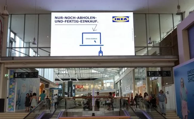 DOOH-Display im Donauzentrum Wien