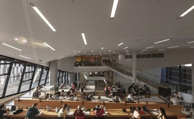 Lernzonen am Campus der Wirtschaftsuniversität Wien