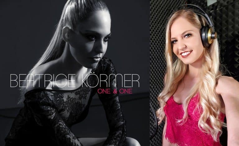 Beatrice Körmer mit der Hit-Single One & One von Produzent Klaus Biedermann