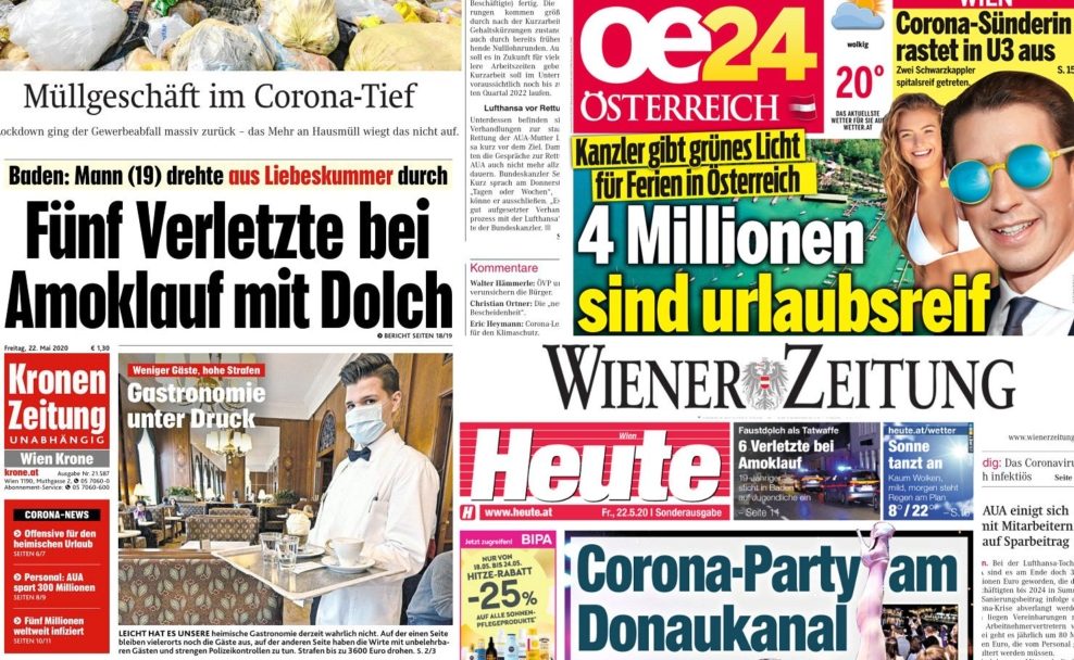 Corona-Medienhilfspaket der Regierung belohnt Tageszeitungen mit hoher Druckauflage