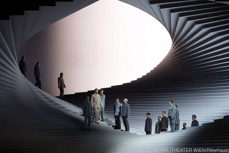 Szenenbild aus Waltz-Oper gleicht einem Entwurf des Architekten Khoa Vu bis ins Detail