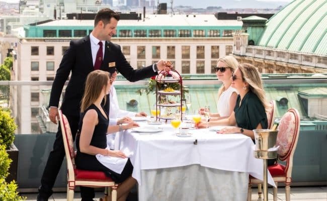 Hotel Sacher ohne Übernachtung als Séparées mit Butler und Pop-up-Restaurant