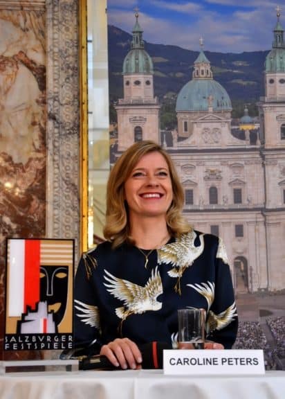 Burgtheater-Schauspielerin Caroline Peters spielt im Sommer 2020 in Hugo von Hofmannsthals "Jedermann" die Buhlschaft