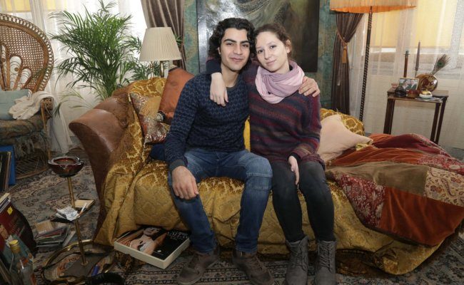 Hassan Kello und Noelia Chirazi in der Fernsehproduktion "Wiener Blut"