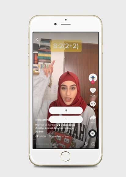 Über TikTok erreicht Hatice die Jugend im Netz und kann sie fürs Mathelernen begeistern