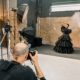 Fotograf Markus Morianz beim Shooting mit Wiener Models Talent Aishat Gina