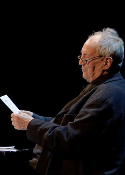 Otto Schenk bei einer Lesung