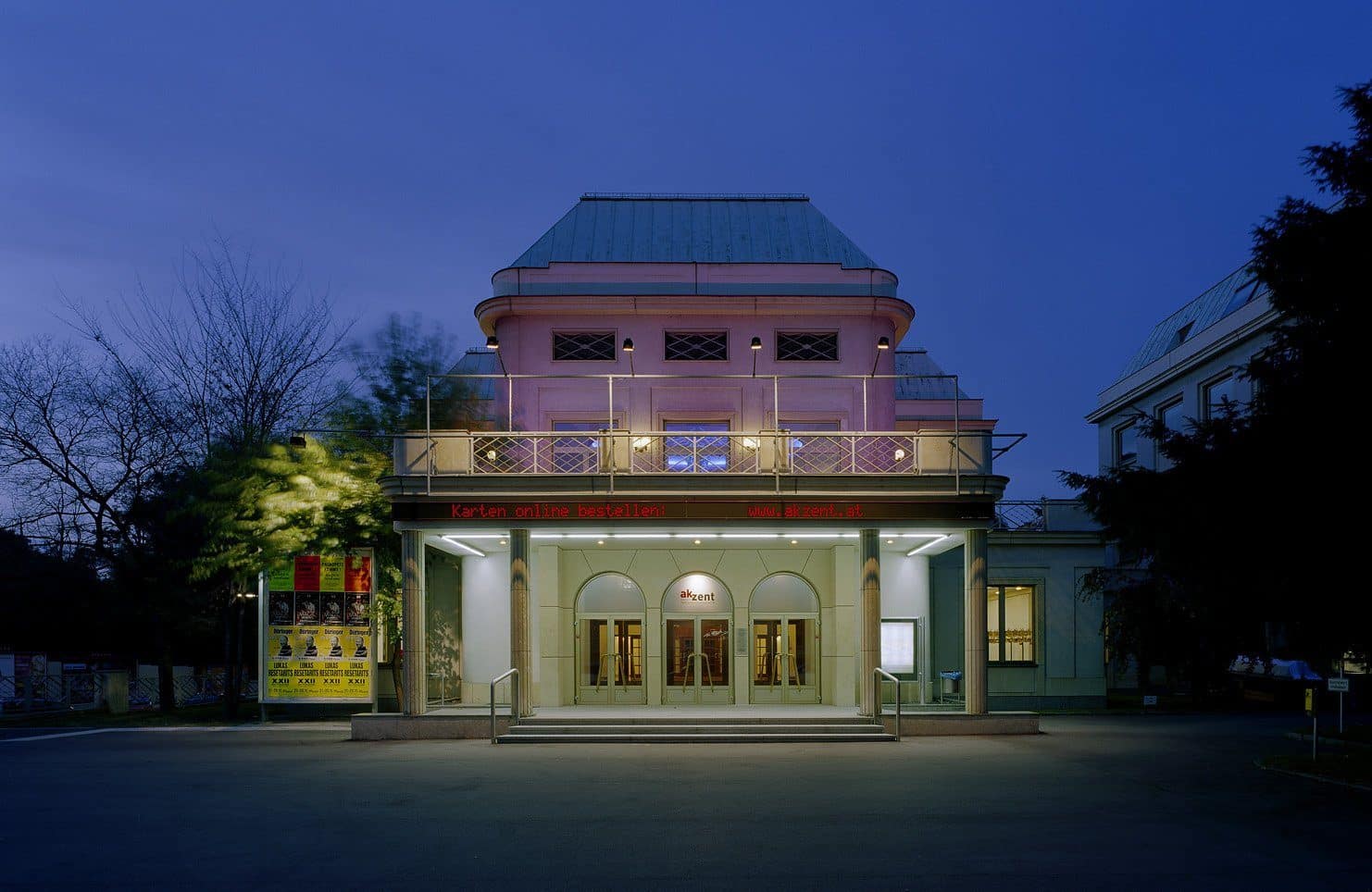 Das 1989 von der Arbeiterkammer gegründete Theater Akzent in Wien Wieden