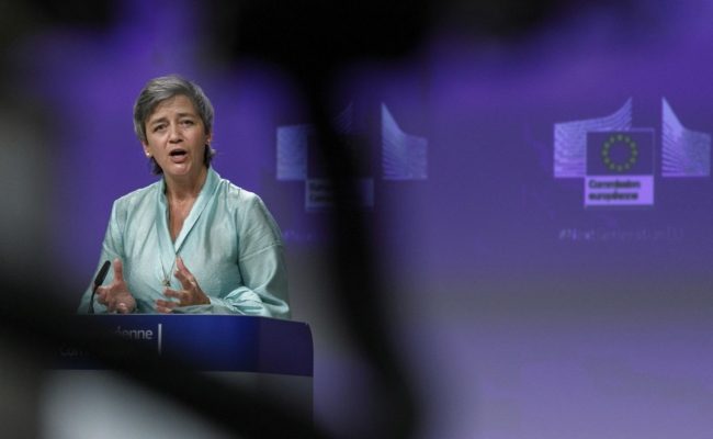 EU-Wettbewerbskommissarin Margrethe Vestager nimmt US-Internetkonzerne unter die Lupe