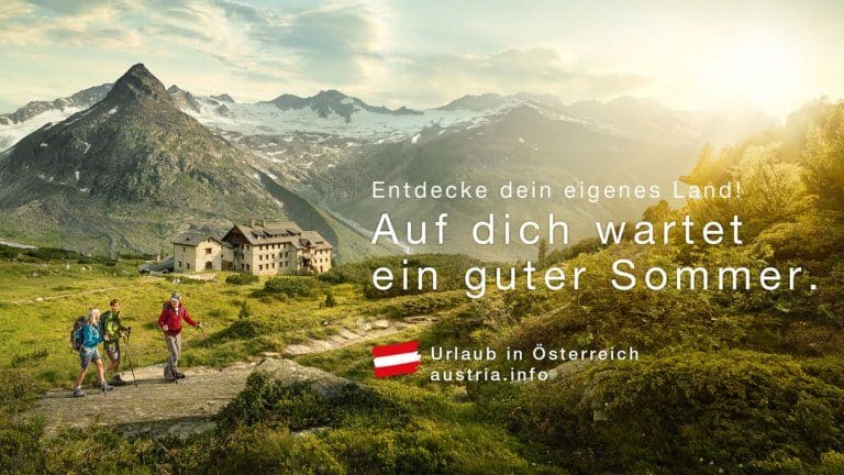 Bewerbung von Urlaub in Österreich im Sommer 2020 für heimische Gäste rollt an