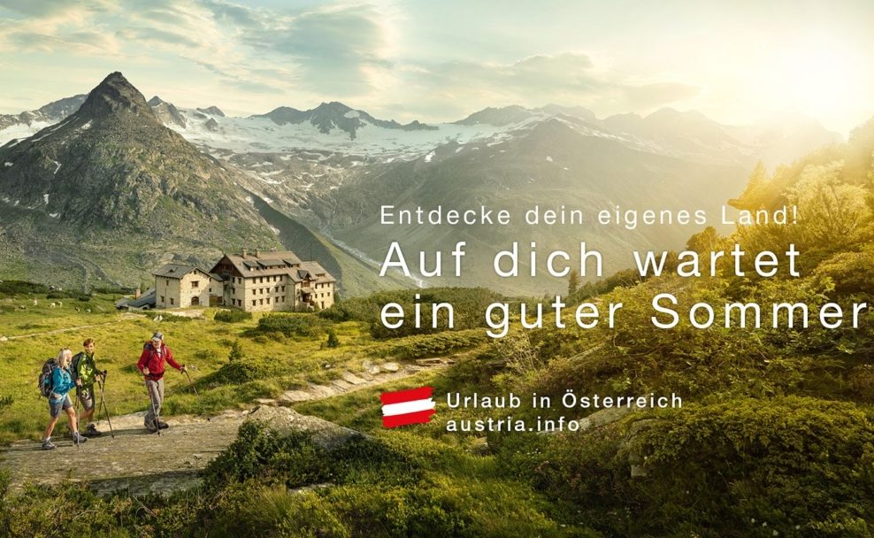 Bewerbung von Urlaub in Österreich im Sommer 2020 für heimische Gäste rollt an