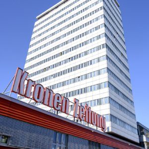 Zentrale der Kronen Zeitung in Wien Döbling