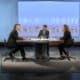 Werner Kogler in der ORF-Pressestunde im Talk mit Doris Vettermann von der Kronen Zeitung und Hans Bürger vom ORF