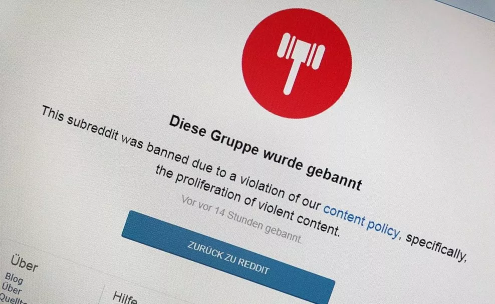Linking-Plattform Reddit will "violent content" Konten sperren