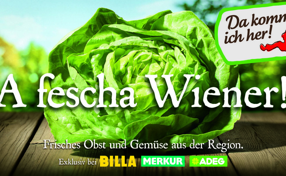 "Da komm' ich her" Kampagne für die Eigenmarke der Rewe International AG der Agentur Demner, Merlicek und Bergmann