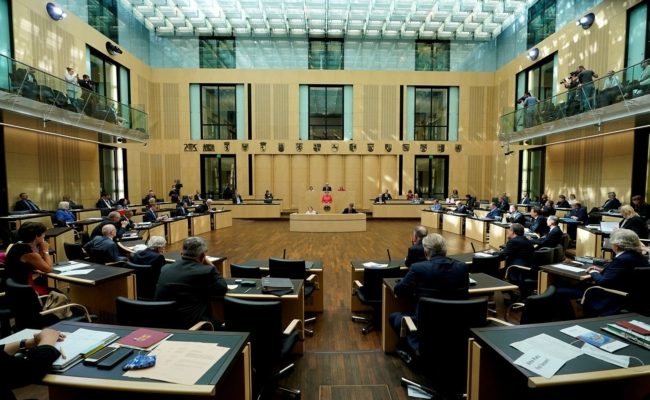 Sitzung im Deutschen Bundesrat in Berlin