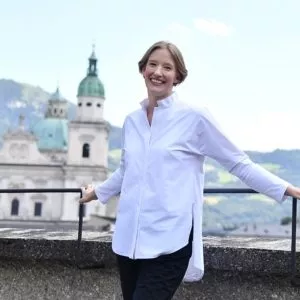 Salzburger Festspiele Dirigentin Joana Mallwitz im Rahmen eines Fototermins in Salzburg