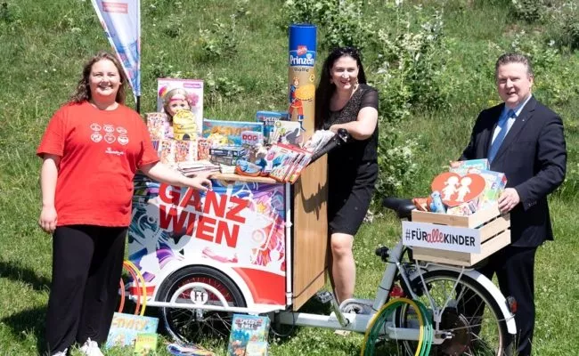 Bei der Donauinselfest-Tour der SPÖ Wien gibt es Spielsachen #Für alle Kinder