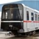 Der erste Zug der neuen U-Bahn-Generation X-Wagen im Siemens Werk Simmering