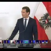 Sebastian Kurz spielt "Ziehharmonika" mit der Coronakrise