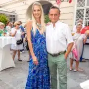 Beatrice Körmer mit Freund Heimo Turin beim Sommerfest Beauty & Lifestyle Spa