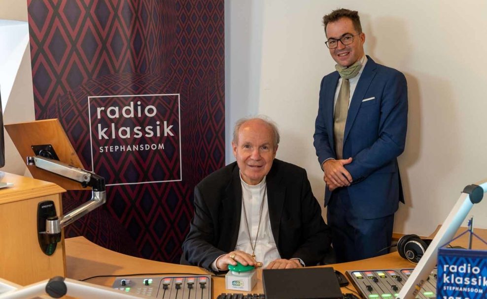 Christoph Schönborn stellt radio klassik Stephansdom auf DAB+vor
