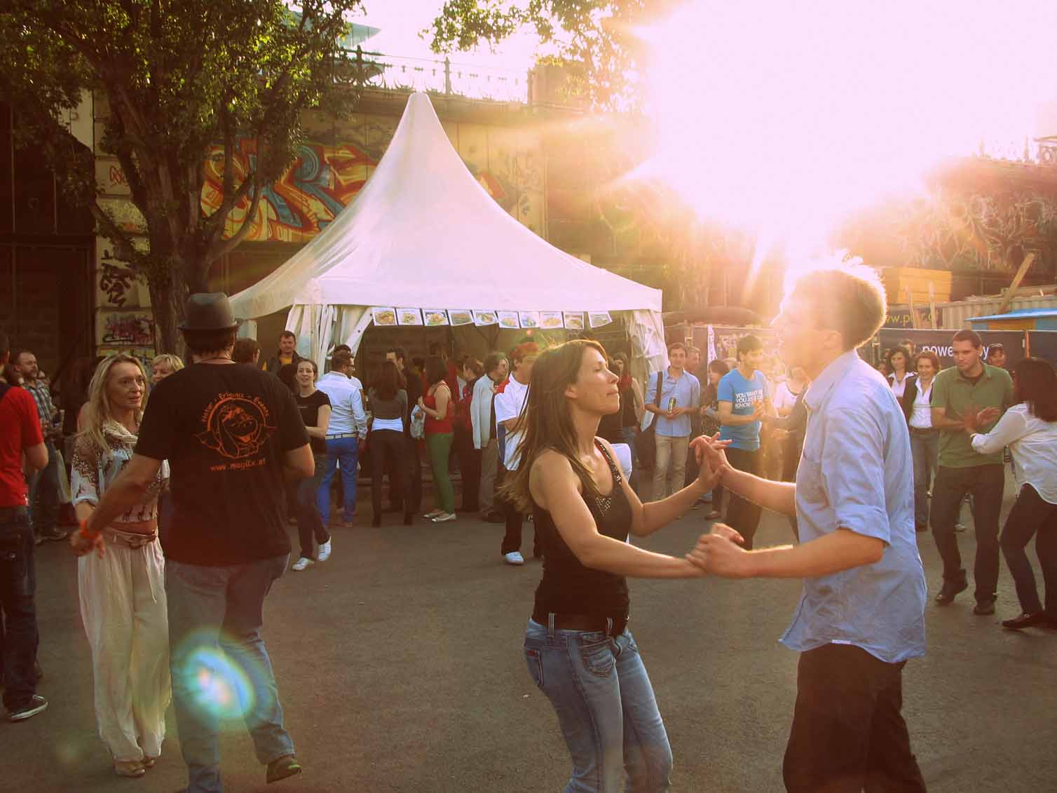 Das "Donaukanaltreiben" findet jedes Jahr zwischen Spittelau und Franzensbrücke statt