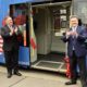 US-Botschafter Mike Pompeo, US-Außenminister Trevor Traina trafen Bürgermeister Michael Ludwig