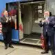 US-Botschafter Mike Pompeo, US-Außenminister Trevor Traina trafen Bürgermeister Michael Ludwig