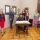 Helnwein mit Familie zu Gast beim Bürgermeister von Graz, Siegfried Nagl