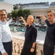 "So klingt Österreich" mit Christian Strasser (MQ Wien), Petra Stolba (Österreich Werbung) und Andreas Vierziger (Kurator)