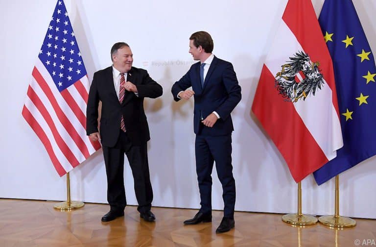 US-Außenminister Pompeo fährt Ellbogen gegen Kanzler Kurz aus