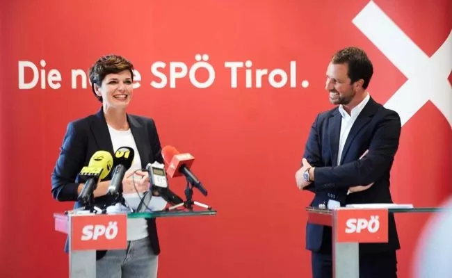 Gemeinsam mit SPÖ-Tirol-Vorsitzenden Georg Dornauer bekräftigte Rendi-Wagner ihre Forderung nach einer Vier-Tage-Woche
