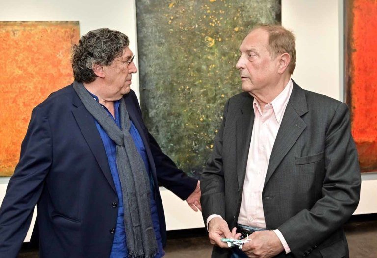 Peter Patzak und Christian Ludwig Attersee im Bank Austria Kunstforum Wien