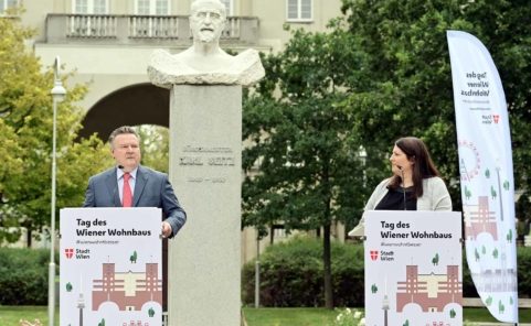 Erster Tag des Wiener Wohnbaus im Karl-Seitz-Hof in Floridsdorf.