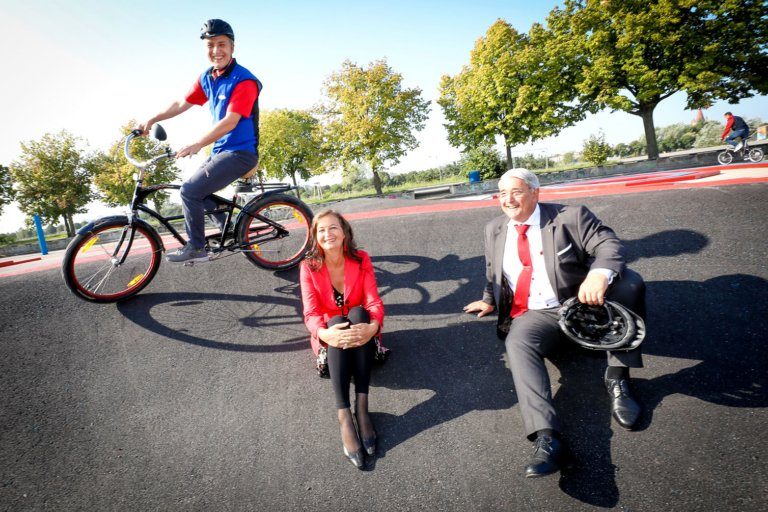 Radmotorikpark am linken Ufer der Neuen Donau eröffnet